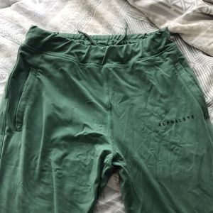 alphalete Green joggers Medium